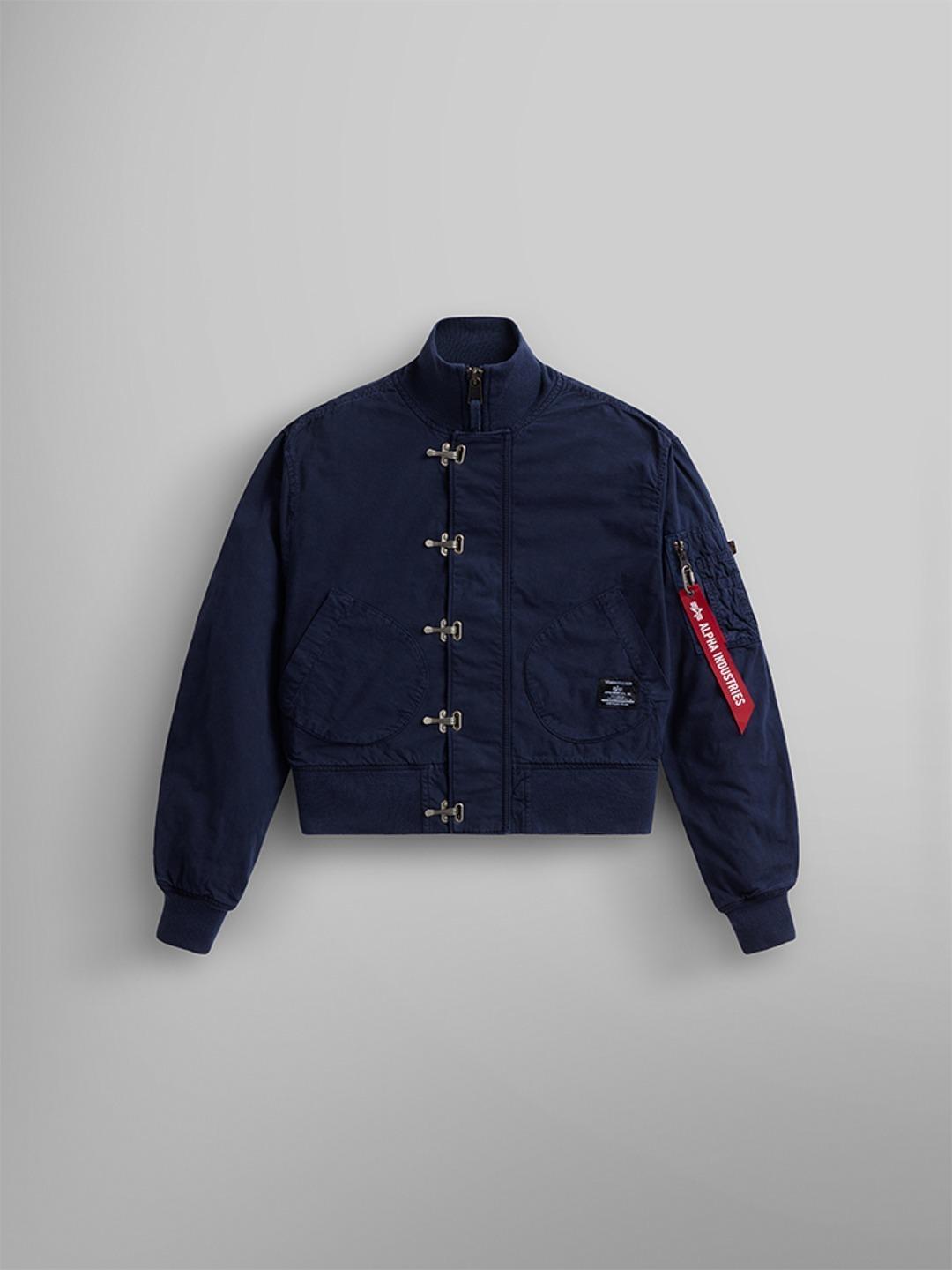 US NAVY CROPPED DECK HOOKED MOD JACKET W