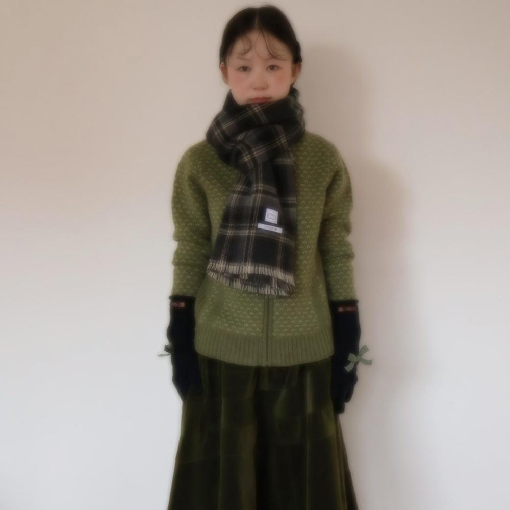 [ 6차 재입고 ] Coco Reversible Muffler Navy