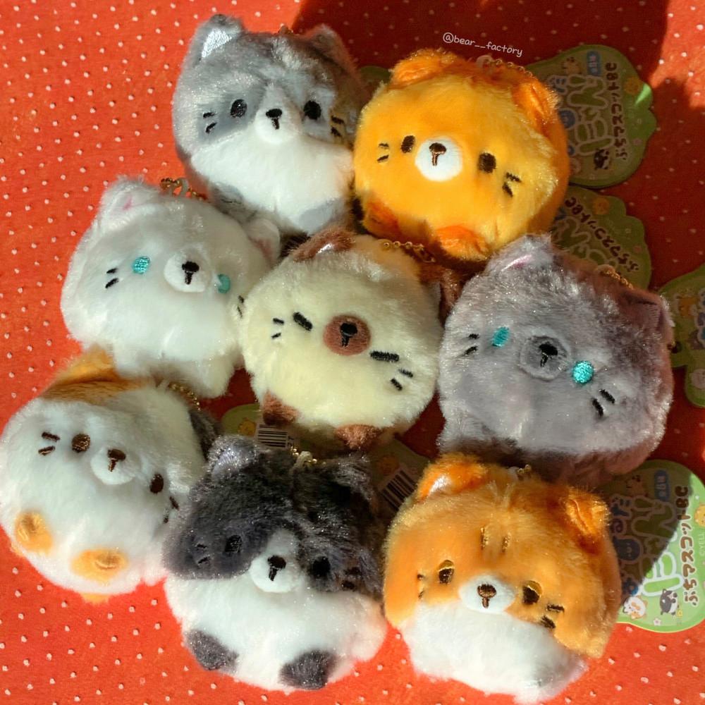 동그랗다 냥! 동글냥 고양이 인형 미니 에어팟 키링 8종류