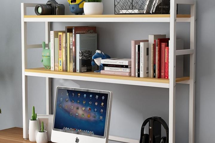 높이 조절이 가능한 책상선반 데스크 정리선반 2단 3sizes