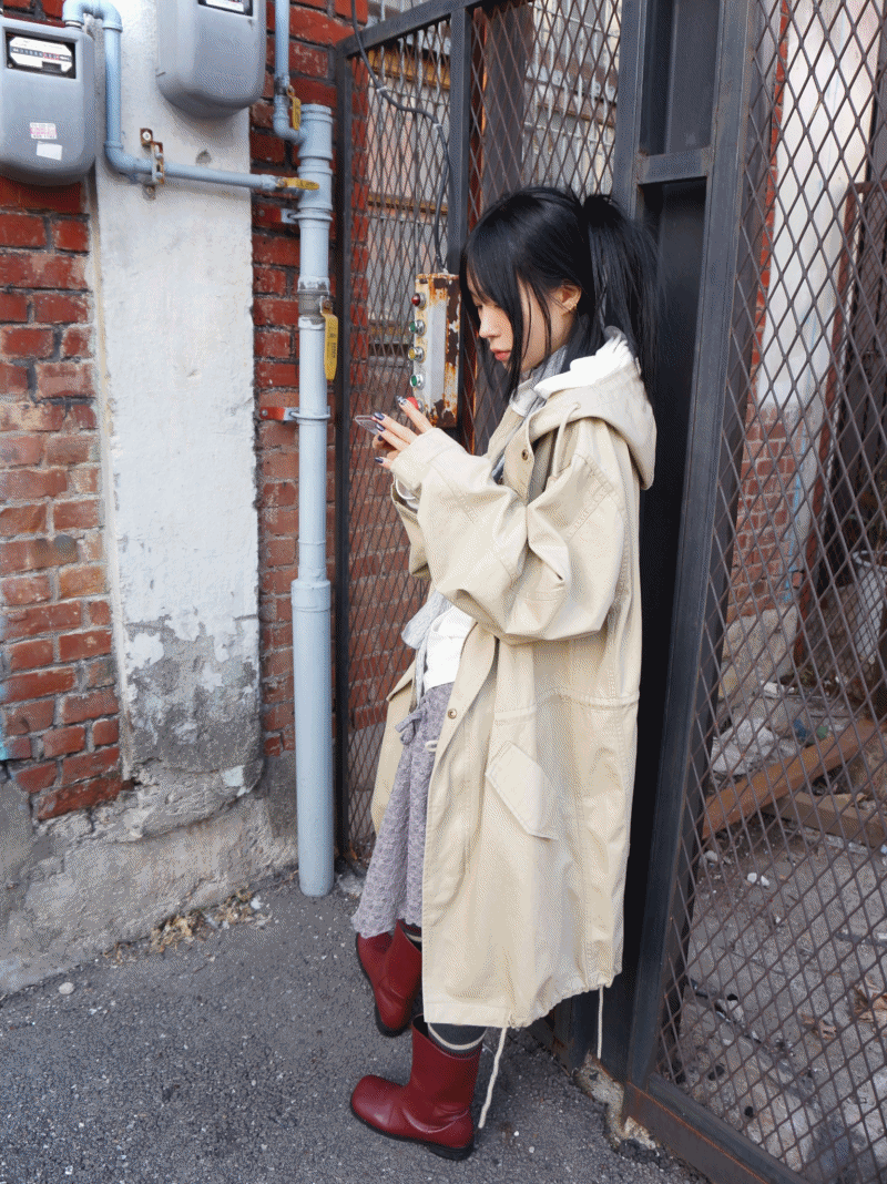 모래하우스 fishtail safari jacket
