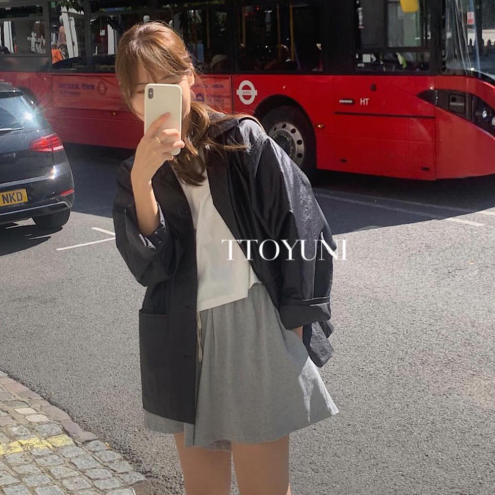 (당일) 리터 시몬 코티드 자켓 liter 레더 가죽 떠유니