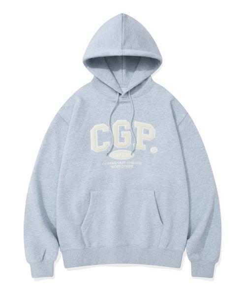 CGP 아치 로고 후드티_스카이블루
