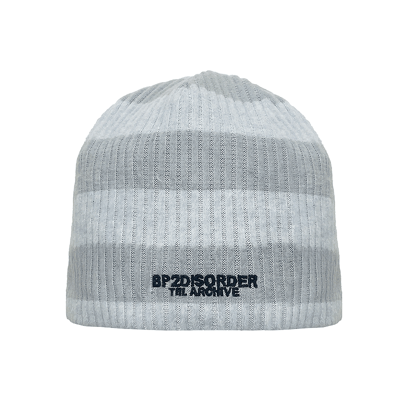[BP2DISORDER] STRIPED BEANIE BLUE