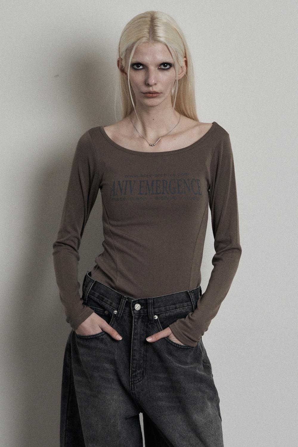 EM GRAPHIC LOGO SLEEVE KHAKI