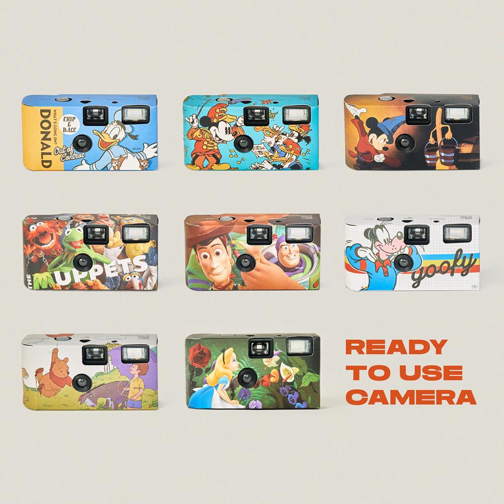 [디즈니x노빅딜] 아날로그 일회용 필름카메라 (8종 택1) /생일선물 NOBIGDEAL