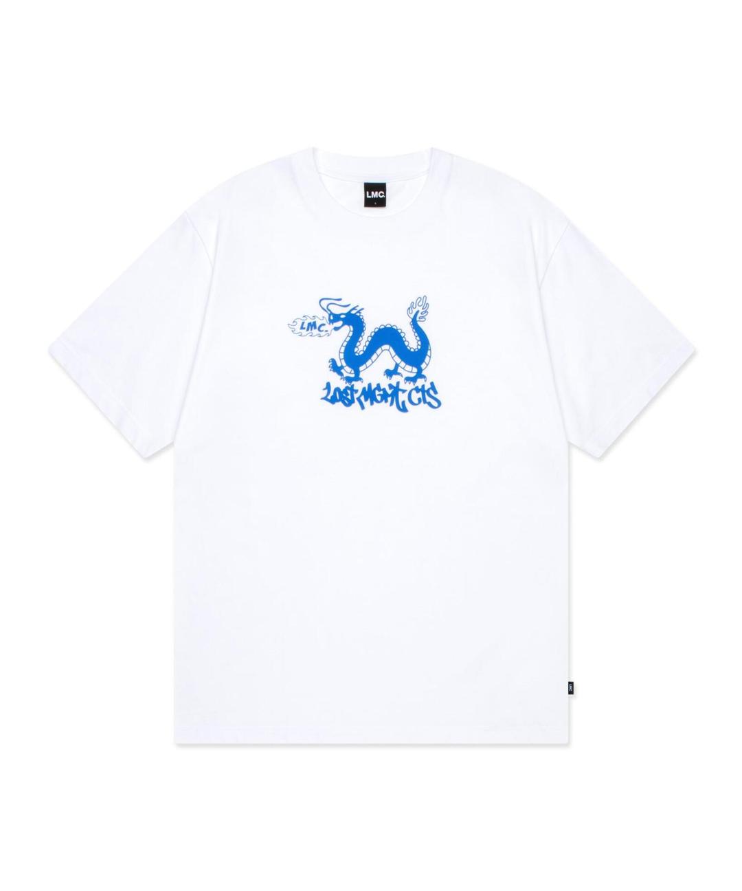 DRAGON TAG TEE white