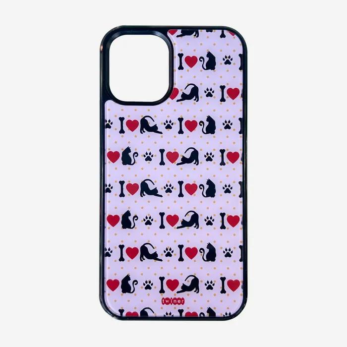 I LOVE CAT phone case (글라스 / 맥세이프 글라스 케이스)