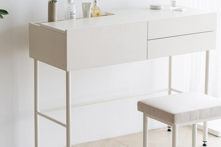 [10%쿠폰]모노 심플 1000 콘솔형 수납서랍 화장대 (거울미포함)