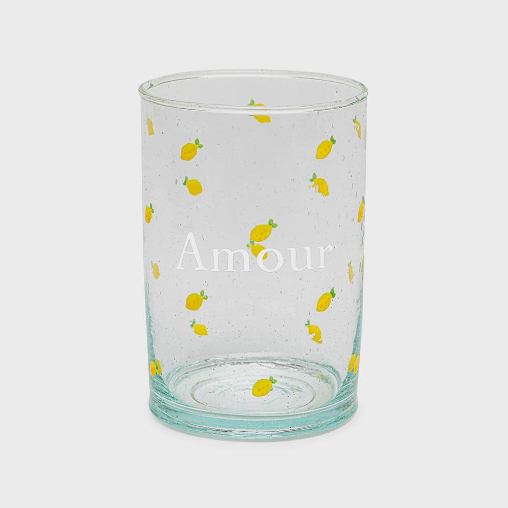 PERSONNALISED GLASSES - TOUT EN CITRONS (레몬 패턴)