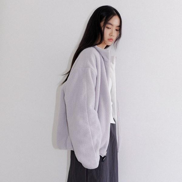 [클리어런스] FAVICON REVERSIBLE FLEECE ZIPUP JUMPER IVORY