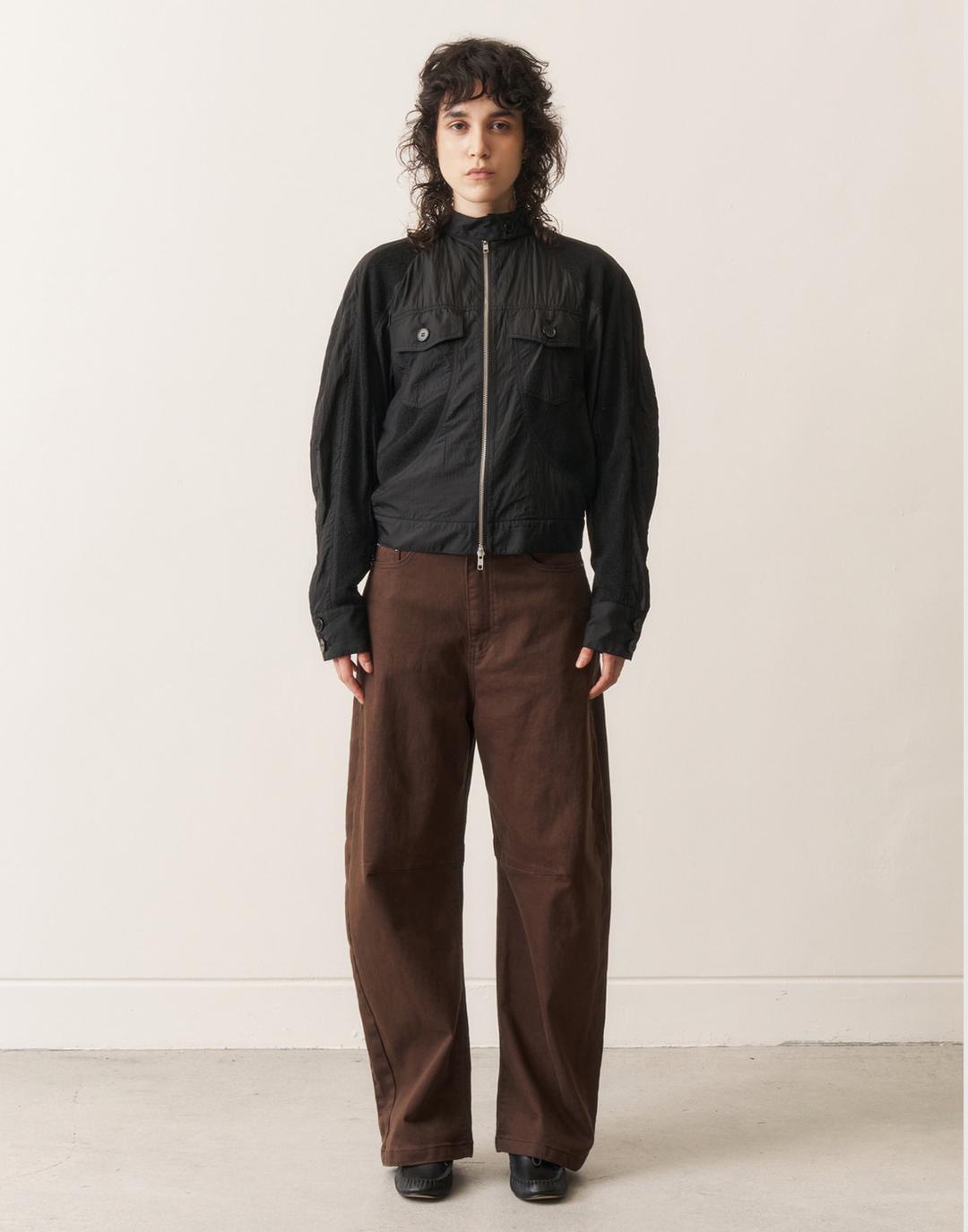 Knit Bomber Jacket (Silence)