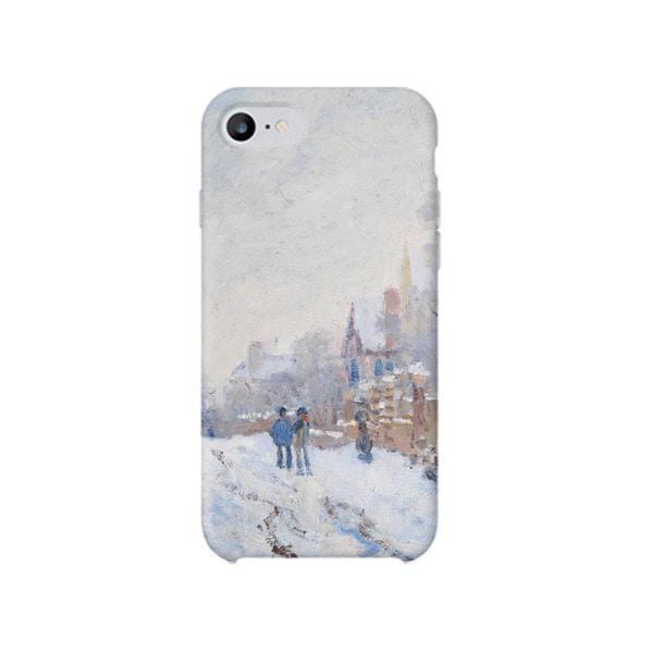 클로드 모네 아르장퇴유의 설경 명화 케이스