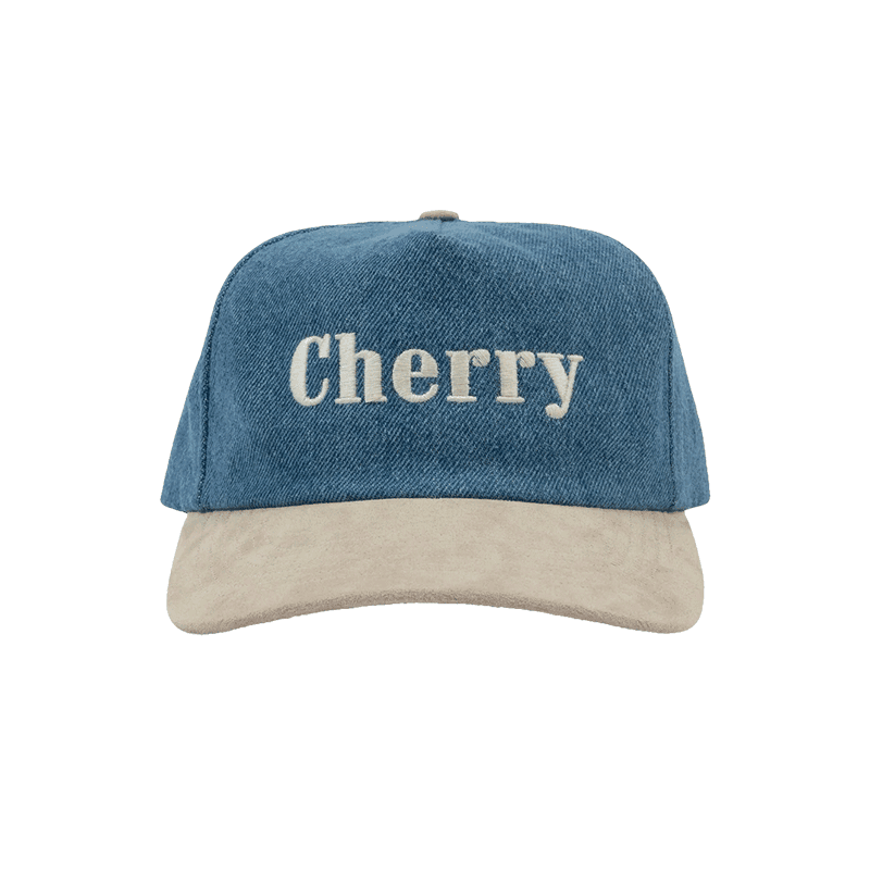 [CHERRY LA] Two Tone Classic 5 Panel (Indigo/Beige) - CHERRYLA | 리켓