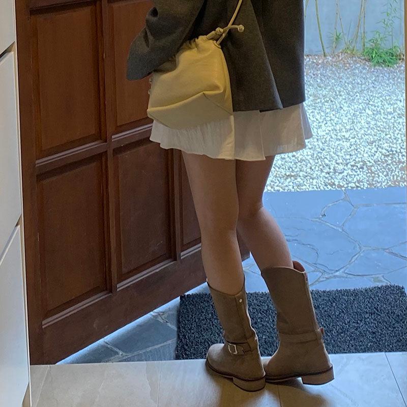 Mute suede boots (뮤트 스웨이드 부츠)