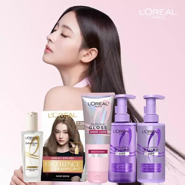 로레알파리 헤어 신상 런칭기념 BEST 제품 역대급 혜택!/ 헤어팩/오일/염색약/샴푸