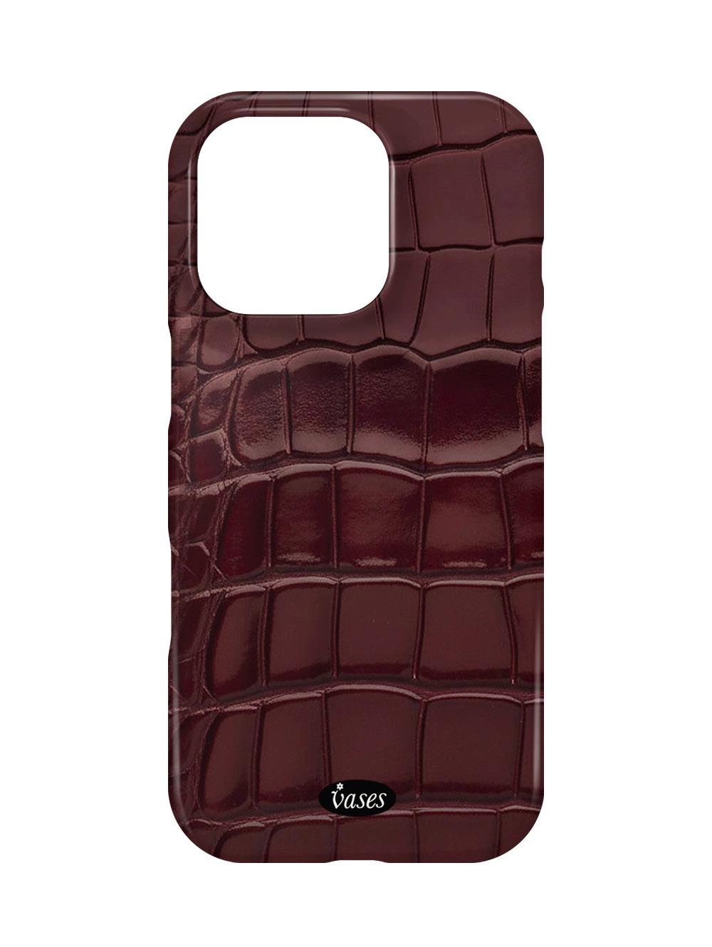 French croc - Burgundy