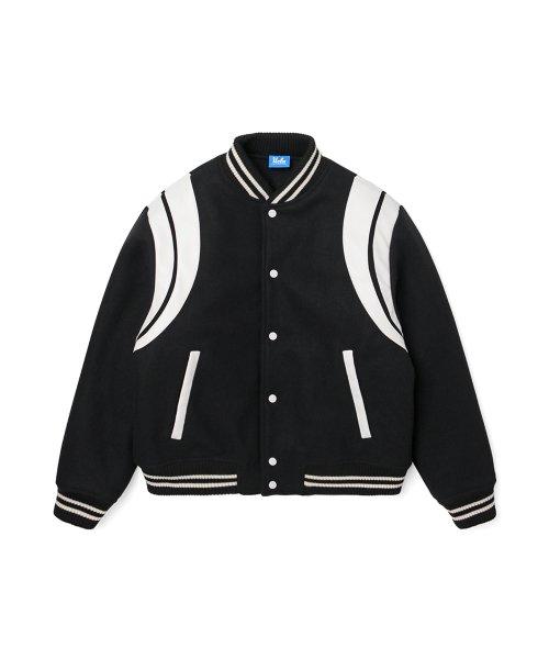 남여공용 바시티 모직 점퍼[BLACK](UZAUJ81_39)