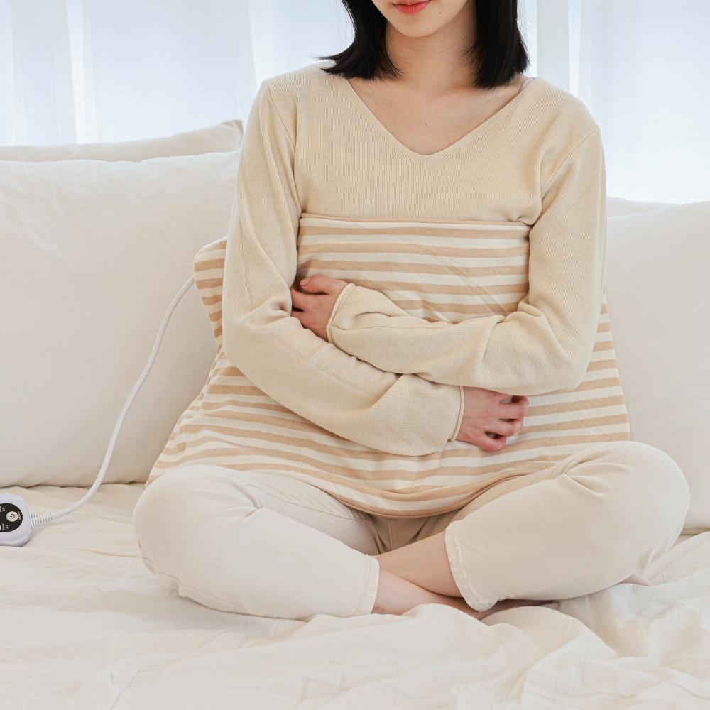 하제  순면 온열 찜질기 허리 복부 배 무릎 복대 온열기 패드 HJ-240