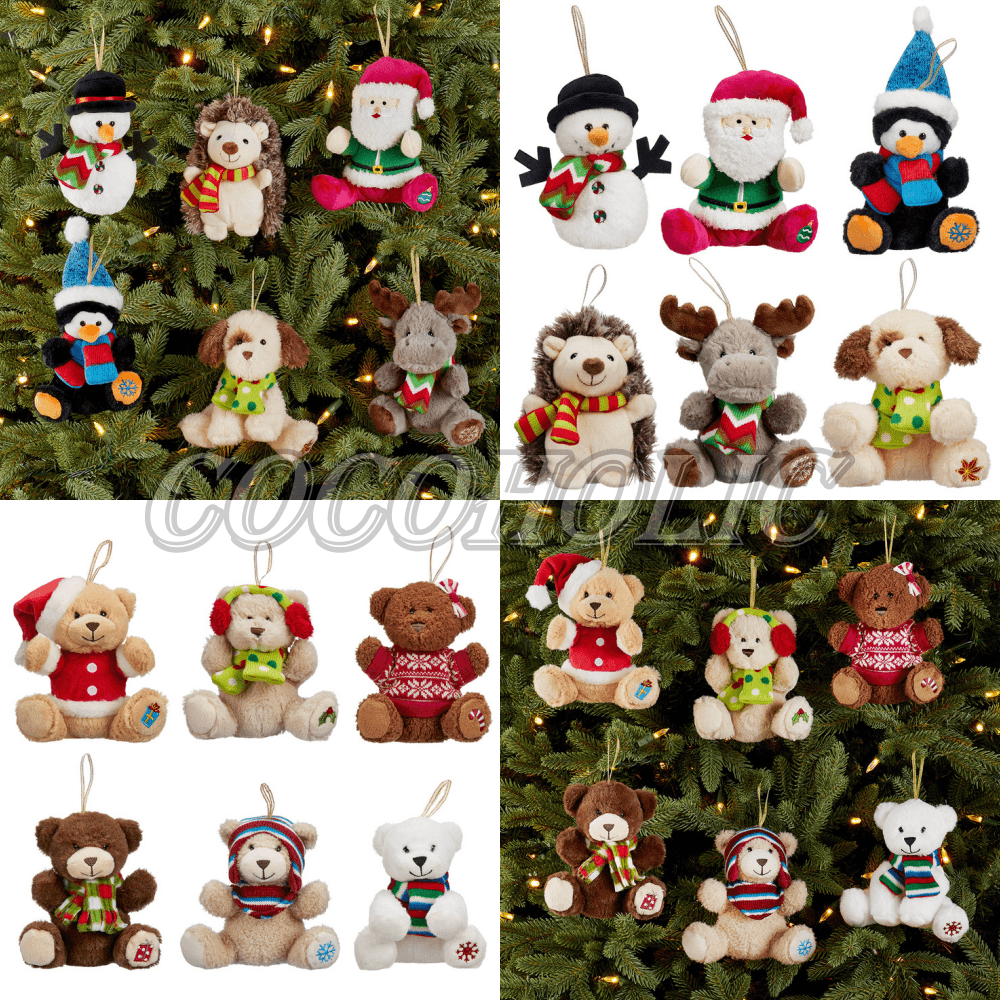 코스트코 크리스마스 봉제인형 오너먼트 장식 6개 세트