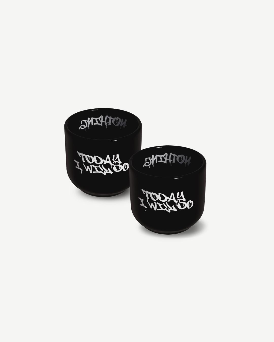 Tent Seoul | Flipped Ceramic Cup(블랙&화이트)