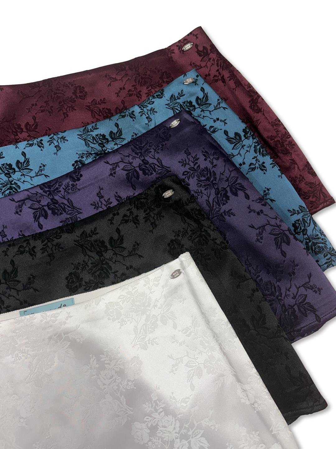 Flower Jacquard Satin SK - Mini