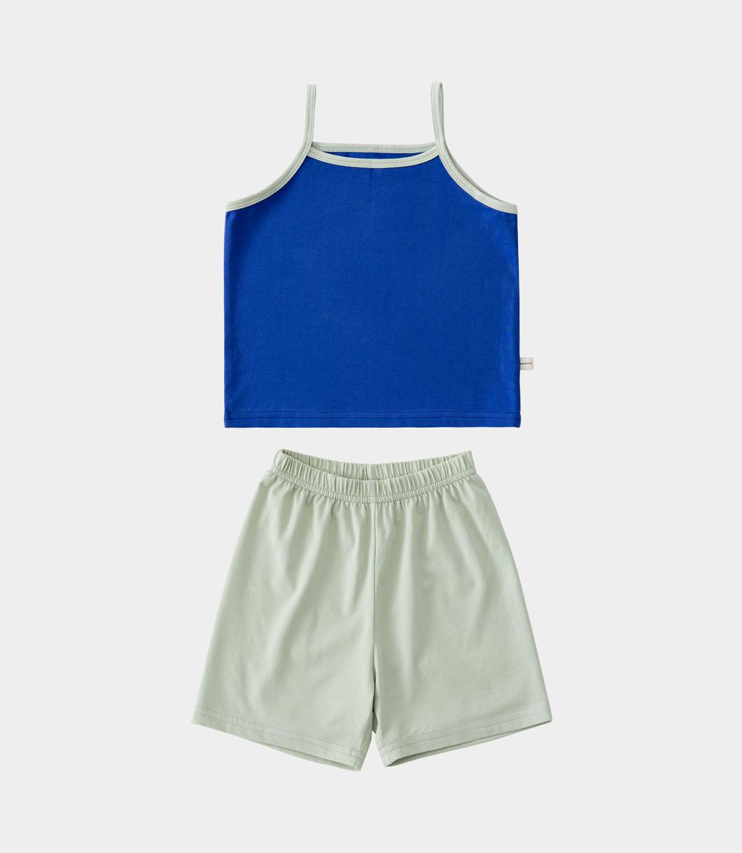 Cool Sleeveless Set-up_Blue