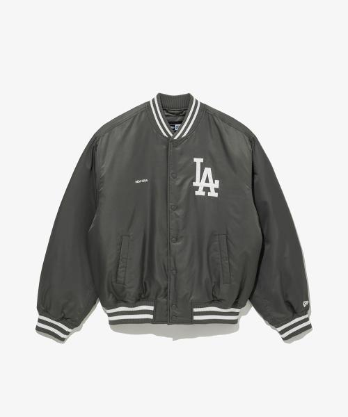 MLB LA 다저스 나일론 스타디움 재킷 그레이
