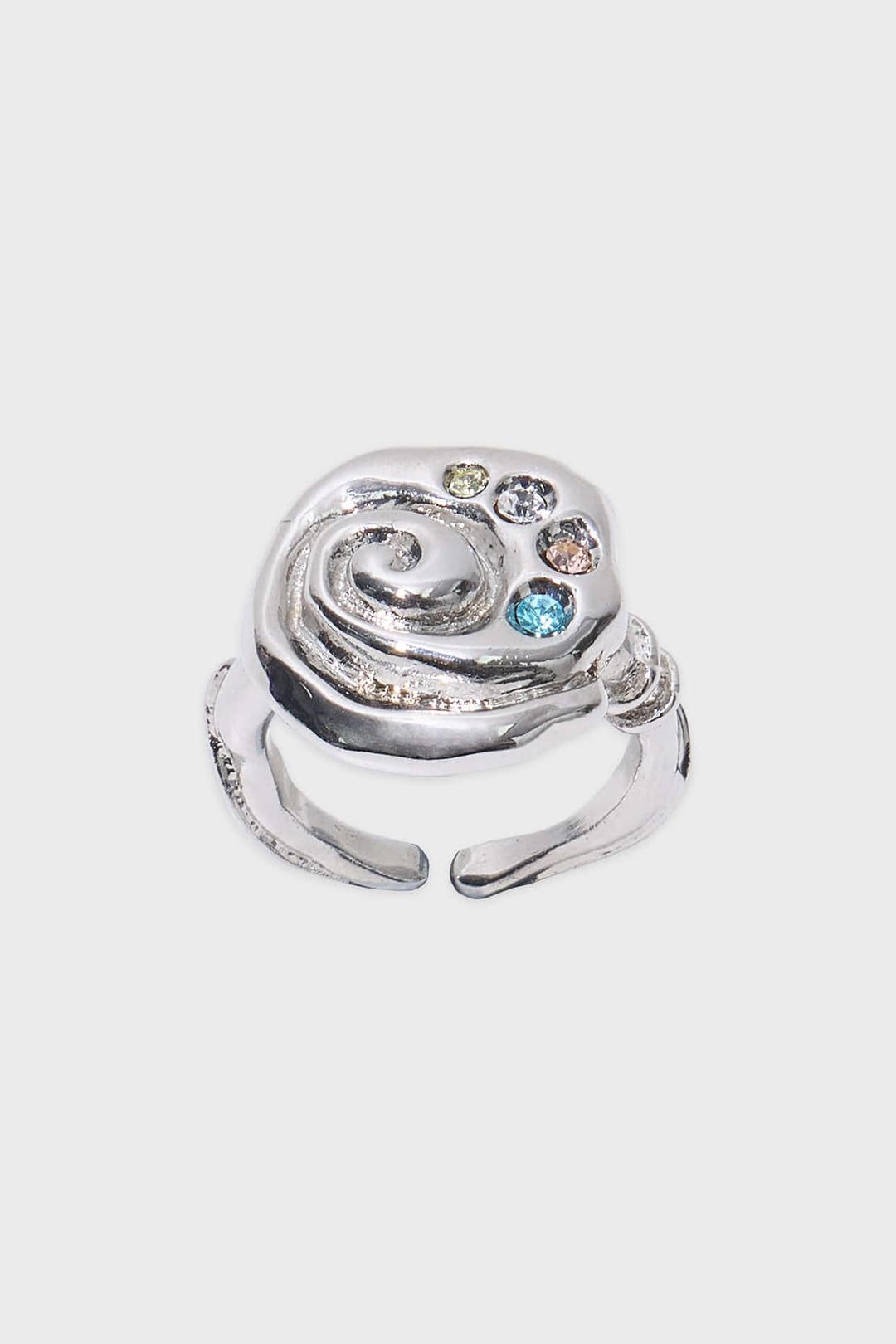 Spiral Piece Ring (Silver)