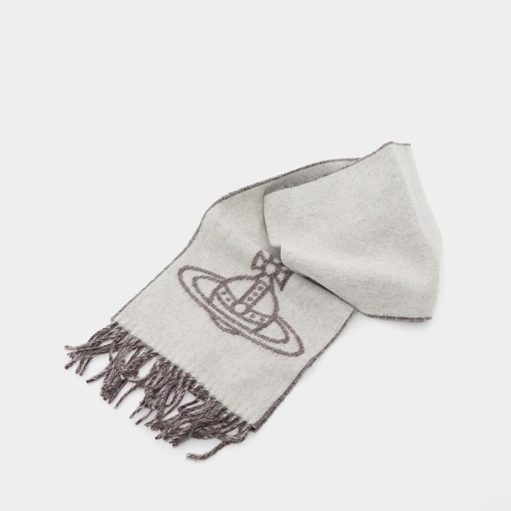 비비안웨스트우드 24FW 울 여성 머플러 81030006 W00ZH A405