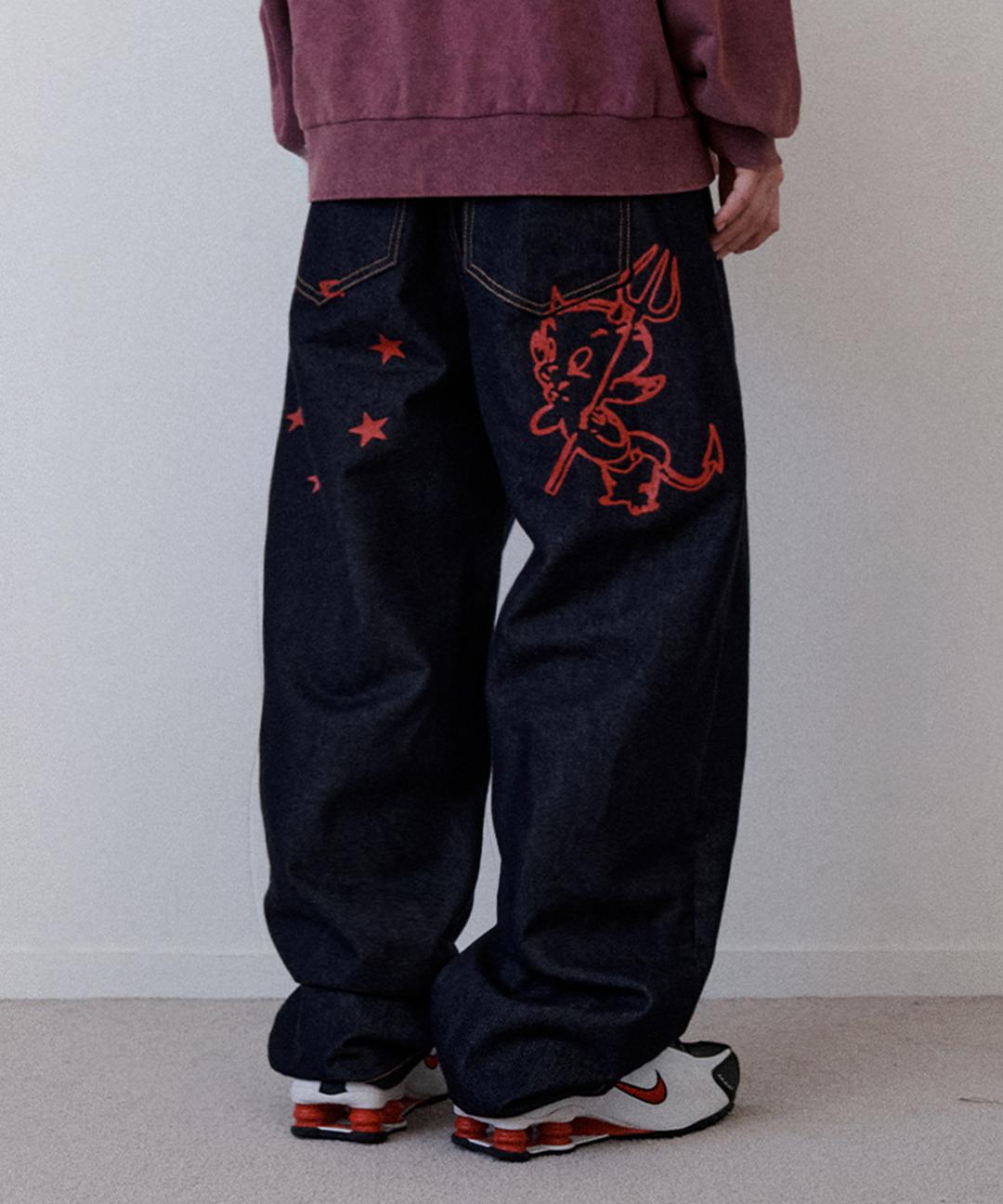 LIL DEVIL DENIM [RAW INDIGO]