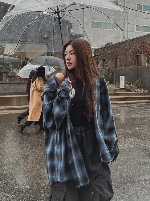 [Weekly Best / Order Up!] WINZ Checkered Hoodie Shirt.