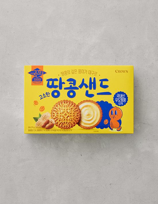 [크라운] 고소한 땅콩샌드 279g
