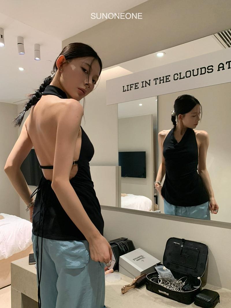 Back Punching Hallter Neck Sleeveless