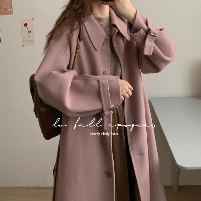 몬테르 핸드메이드 싱글 벨트 코트