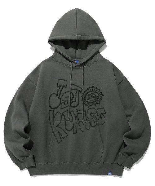 노트 로고 후디_차콜(IK2DFMM423A)