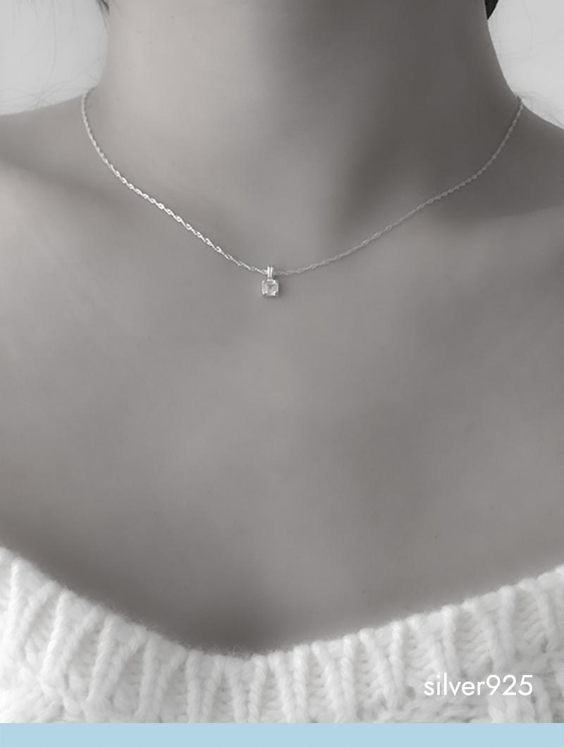 peg necklace (silver925)
