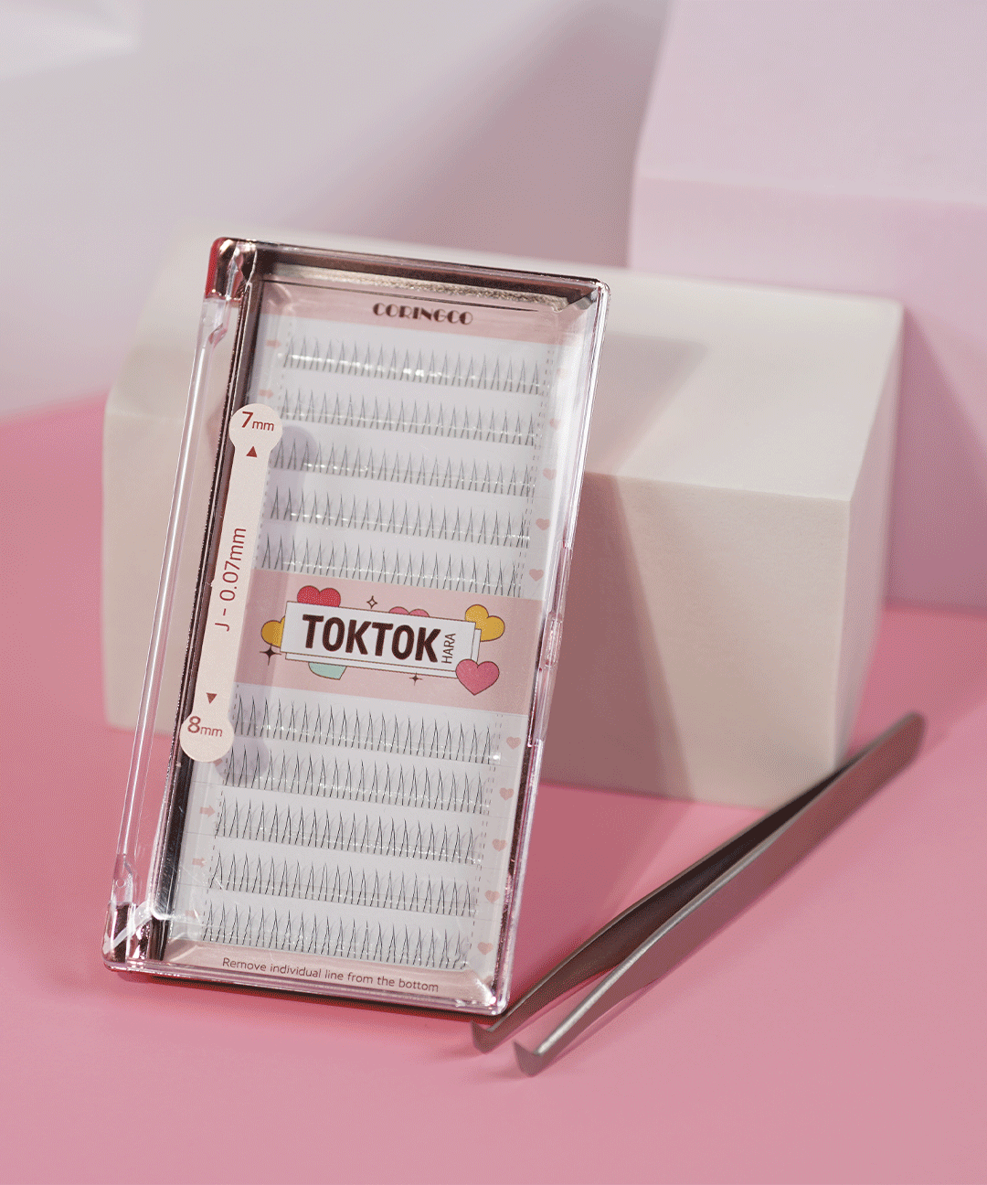 톡톡하라 언더 속눈썹 200pcs