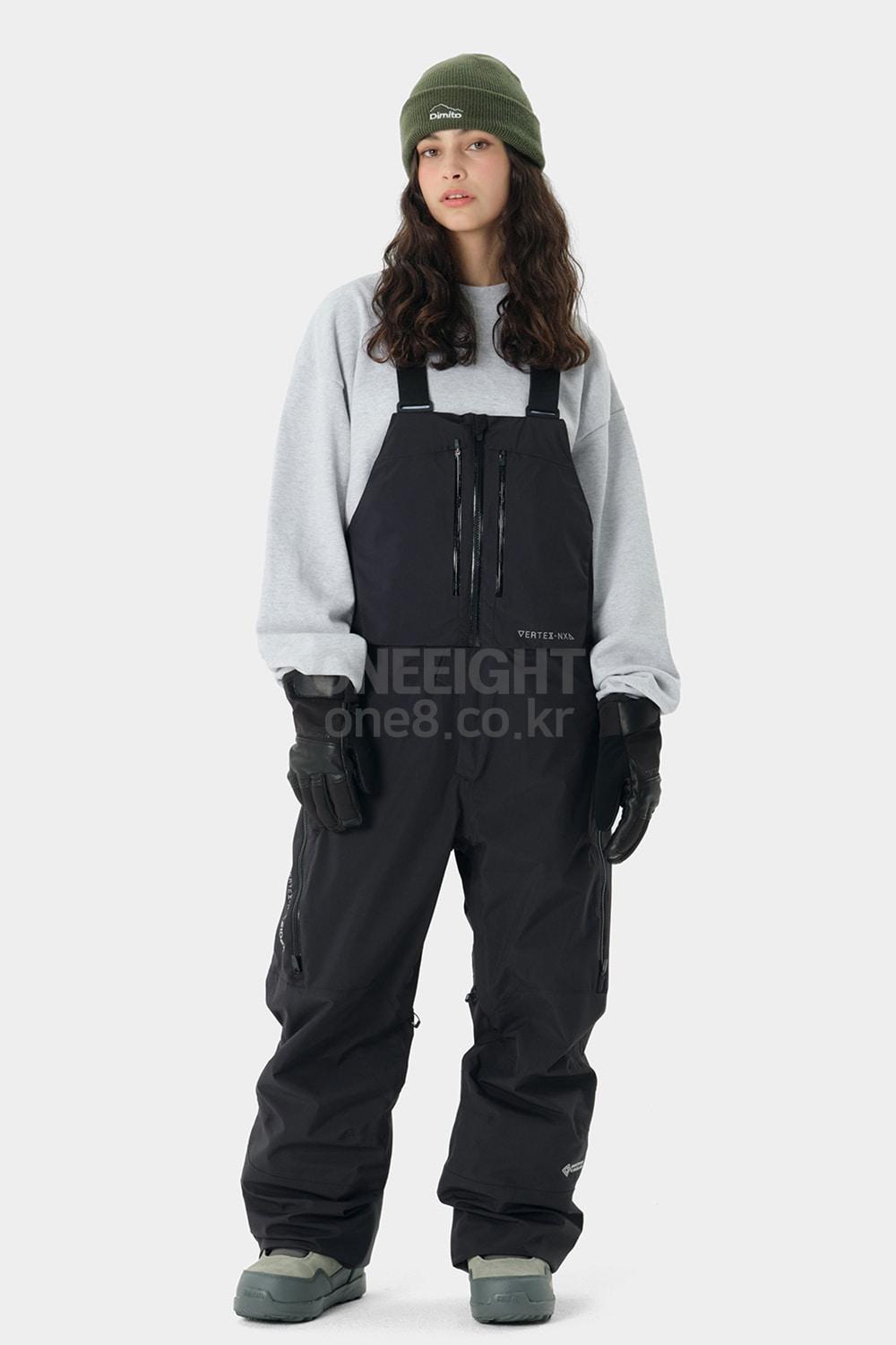 2324 디미토 (디미토 X 아이더) GTX VTX 빕 2L 고어텍스 팬츠2324 DIMITO GTX (VTX X EIDER) BIB 2L PANTS_BLACK_남녀공용/고어텍스_A9DT326BK