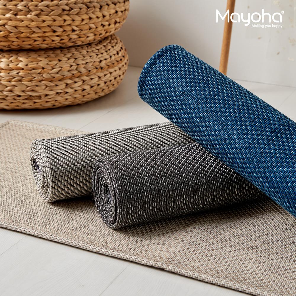 마요하 빈티지 사이잘룩 워셔블 멀티 러그 발매트