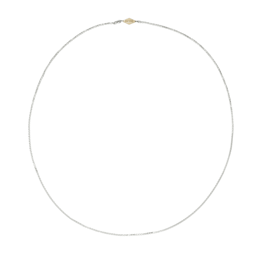 Tuewid Rope Silver Chain Necklace