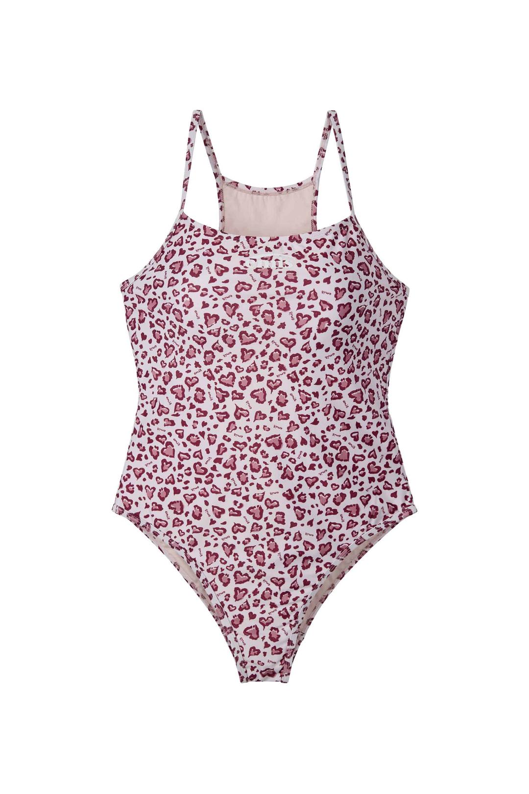 BACK HOLE SWIMSUIT-PINK