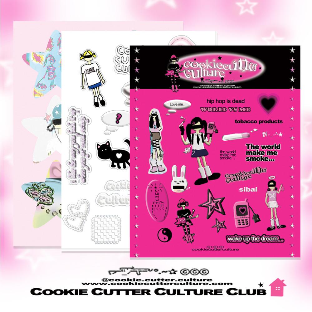 [c⃝c⃝c⃝⋆쿠키커터컬쳐] sticker (3types)