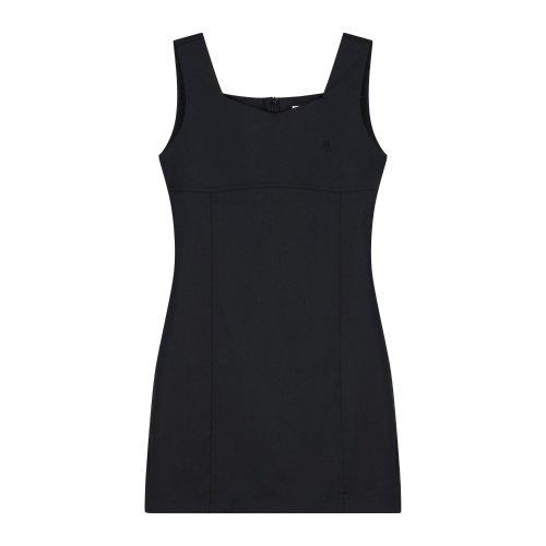 HEART 26 스티치 나시 원피스 _ 블랙