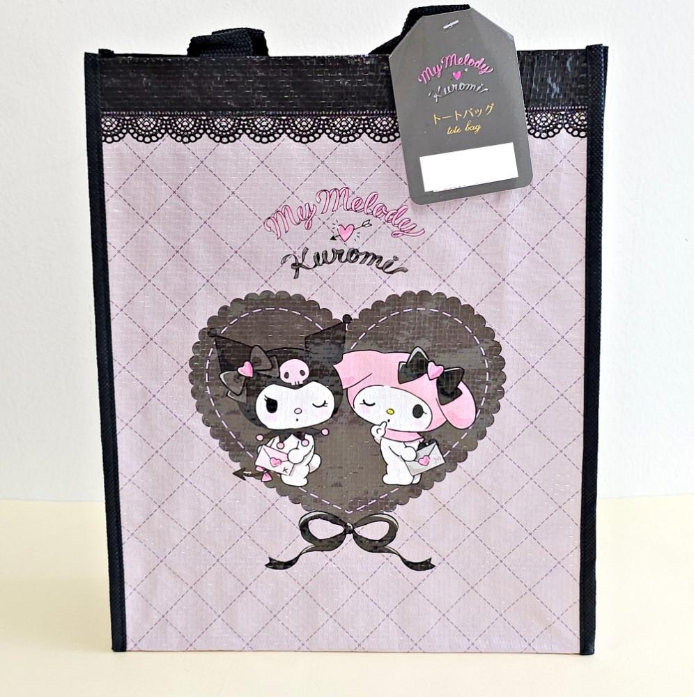 산리오 하트 리본 쿠로미 마이멜로디 타포린 백 보조가방