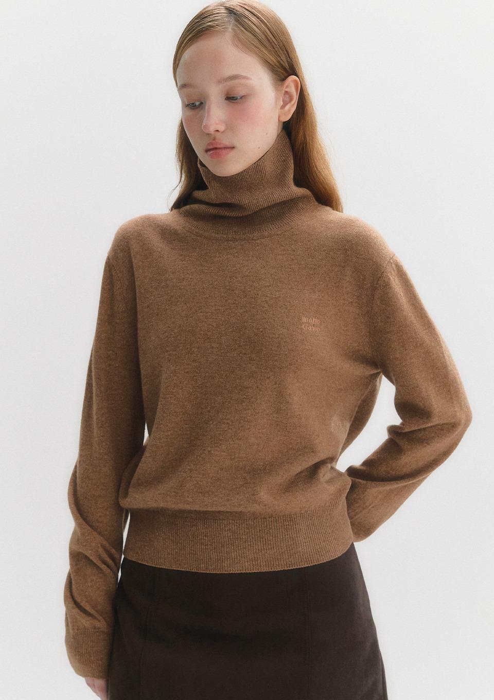 캐시 울 터틀넥 니트(MAFDKN07MBR)