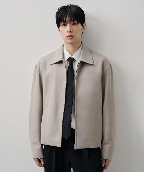 도브 울 블루종 자켓 [OATGREY]