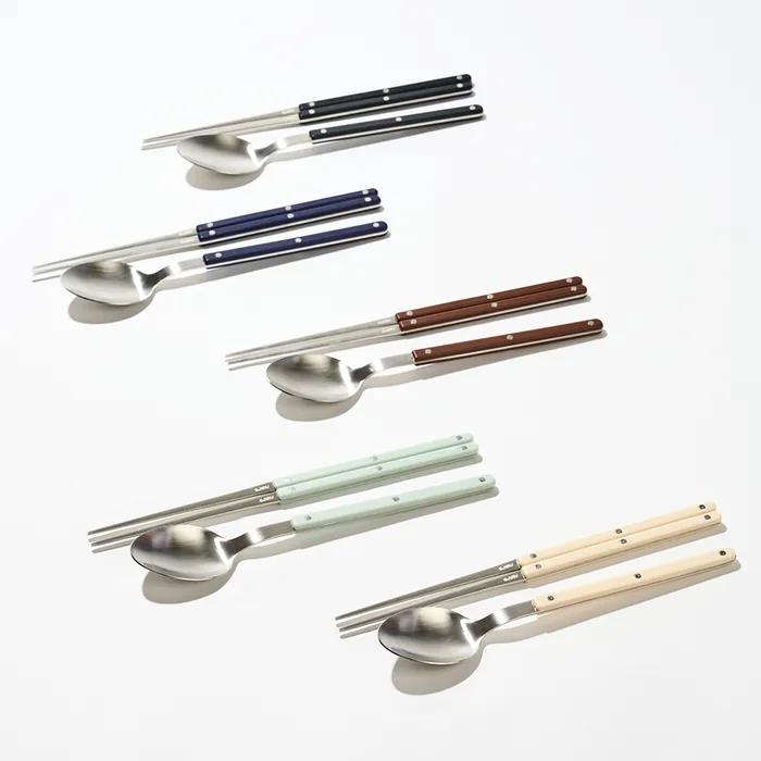 카펜 수저세트 (숟가락+젓가락) 5colors