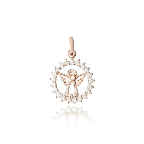 이태리 로즈골드 트윙클 천사 펜던트