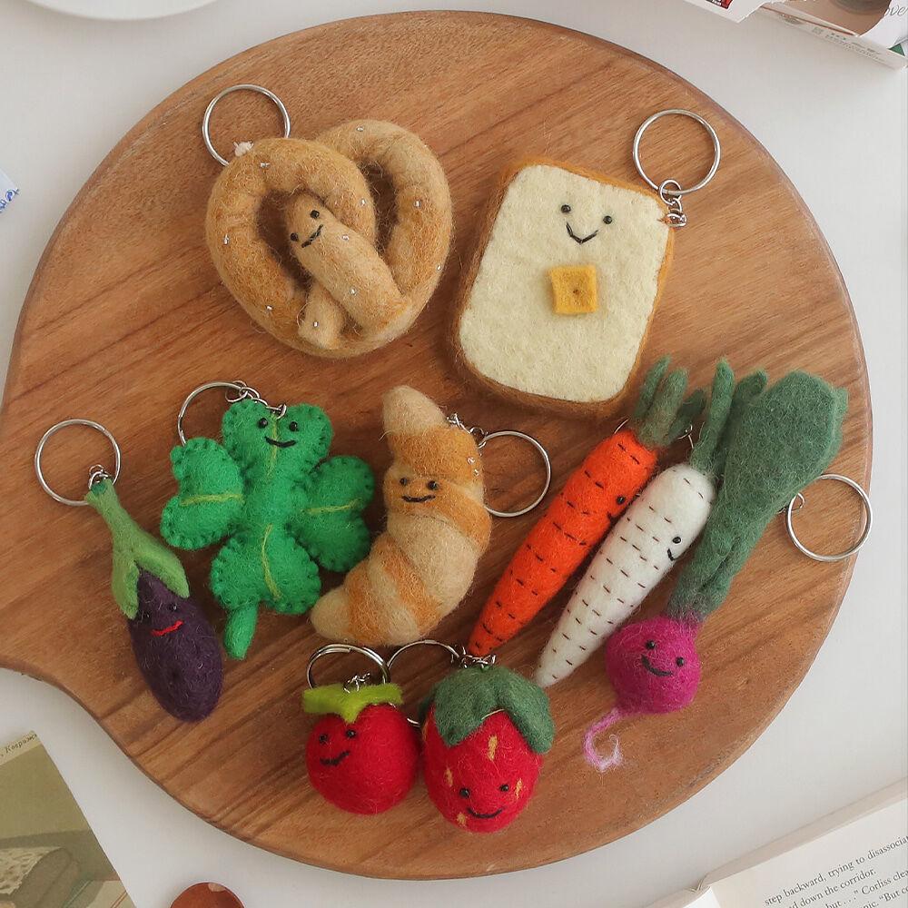 핸드메이드 울 미니어처 키링 (10type)